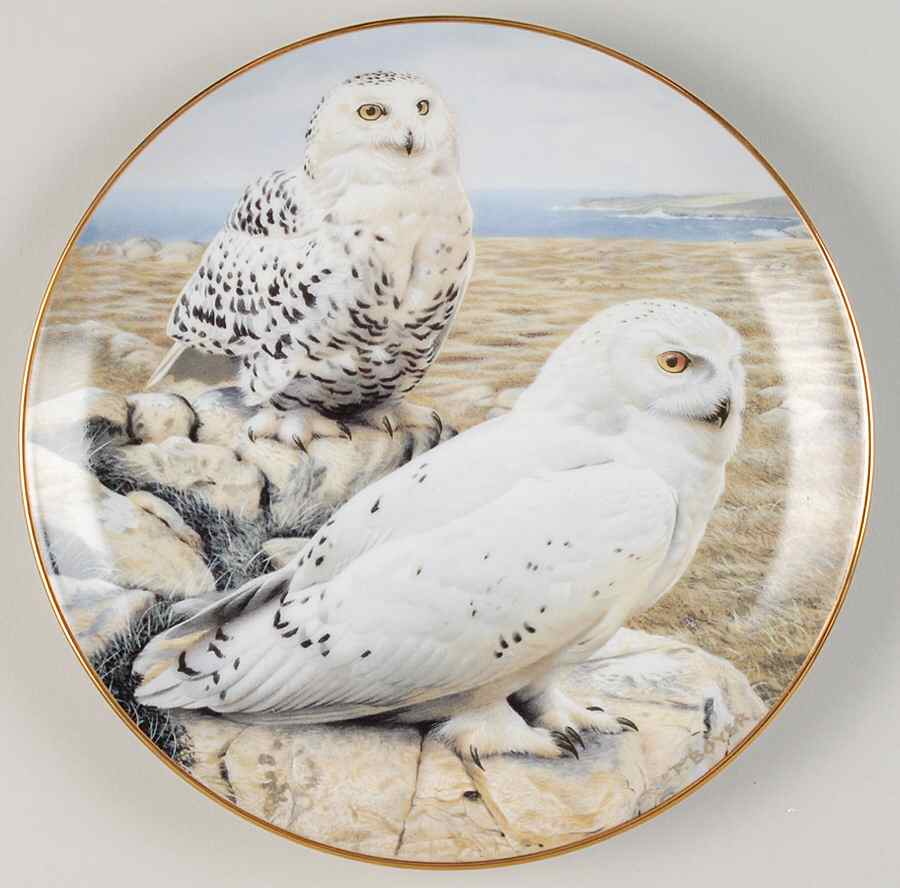 Majesty of Owls Arctic Royalty - No Box by Danbury Mint-1