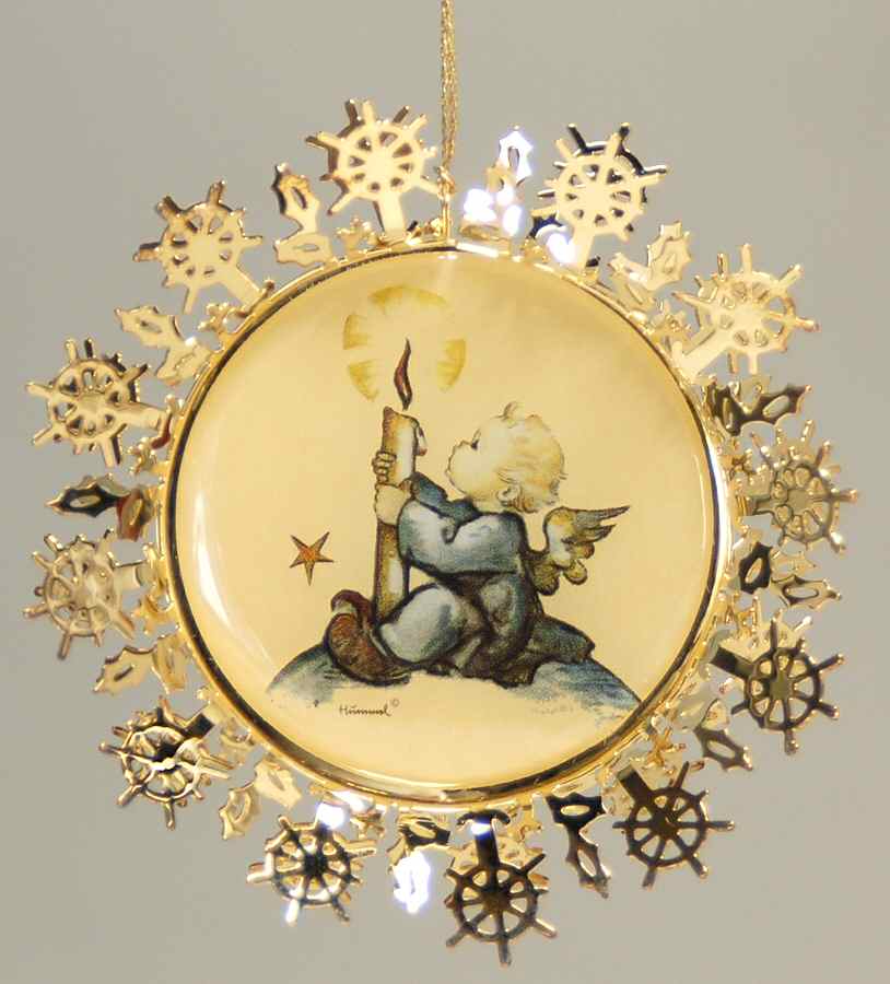 Hummel Gold Light Of The World - No Box by Danbury Mint-1