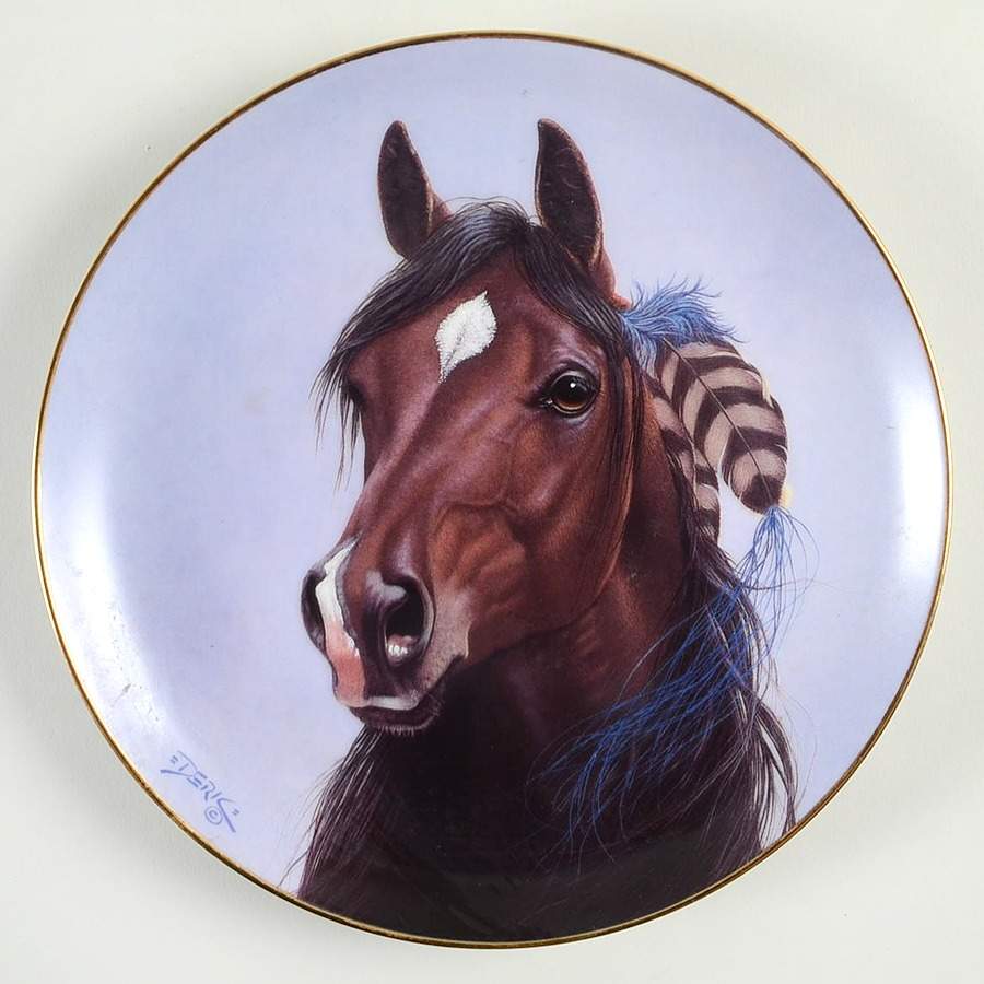 Heritage of Horses Shining Spirit - No Box by Danbury Mint-1