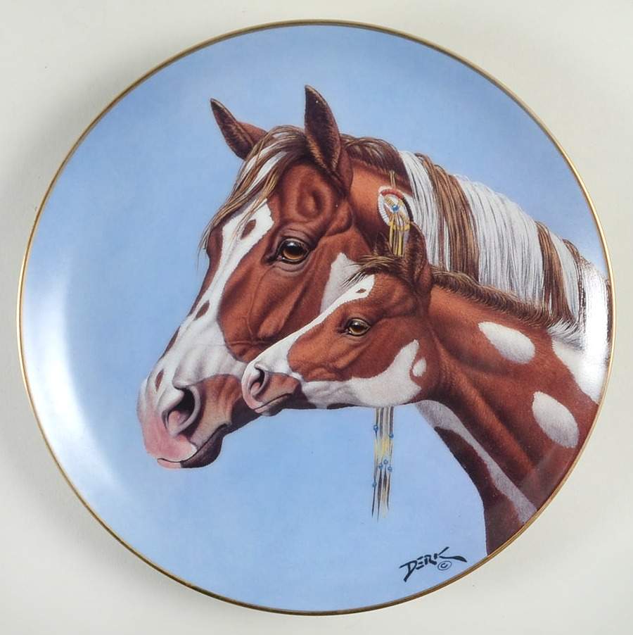 Heritage of Horses Morning Greeting - No Box by Danbury Mint-1