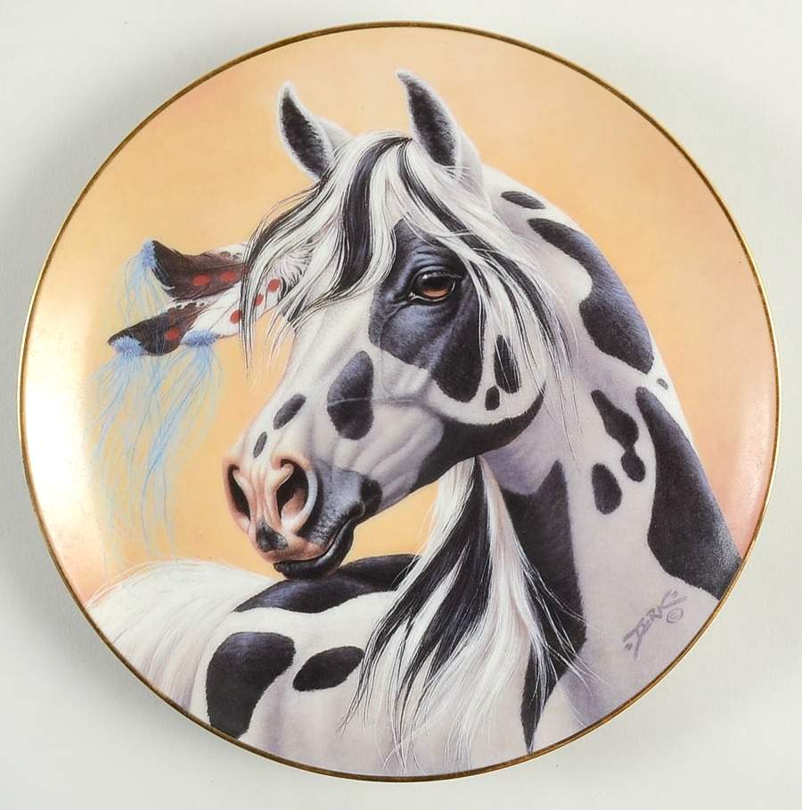 Heritage of Horses Shadow Dancer - No Box by Danbury Mint-1