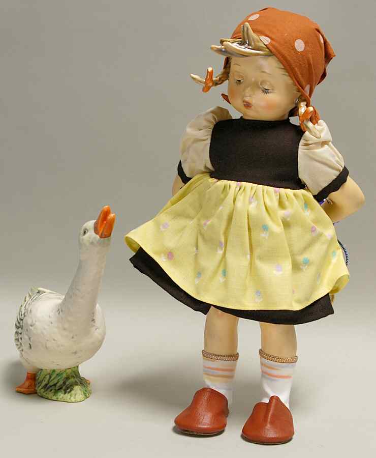 Hummel Doll-Danbury Mint Goose Girl - Boxed by Danbury Mint-1