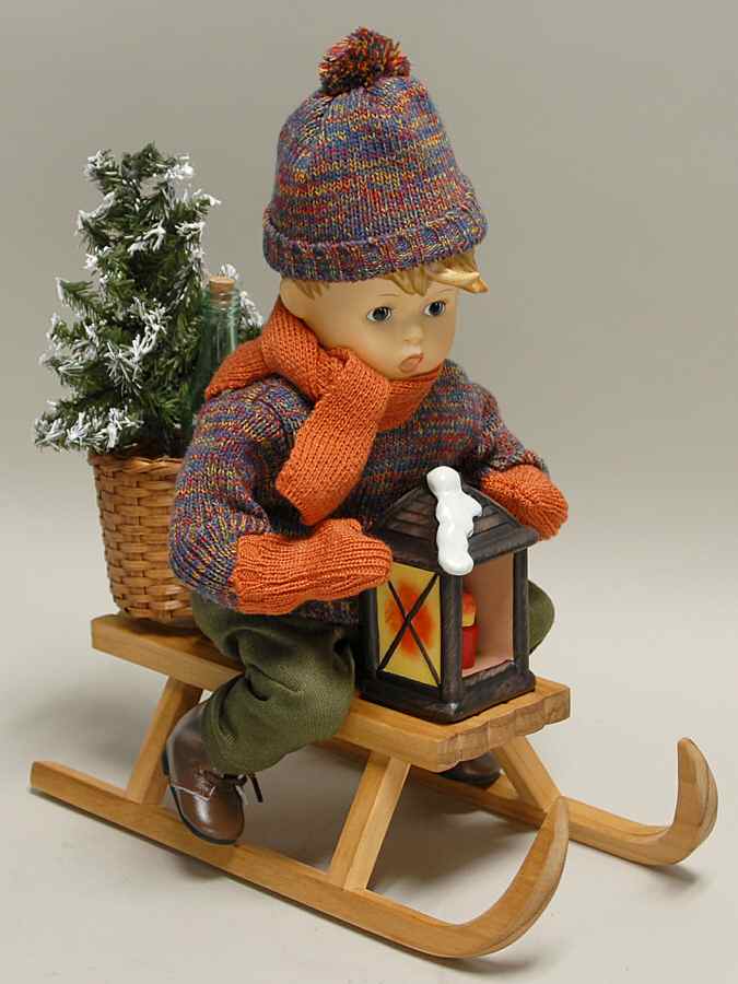 Hummel Doll-Danbury Mint Ride Into Christmas - Boxed by Danbury Mint-1