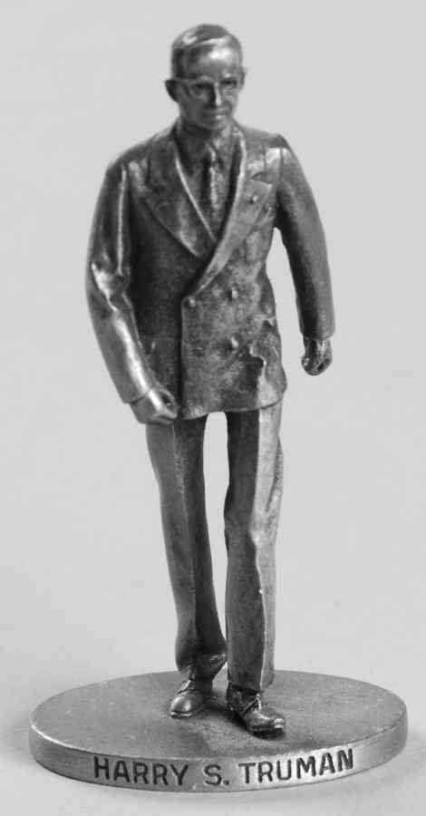 Presidents-Miniature Pewter Harry S Truman - No Box by Danbury Mint-1