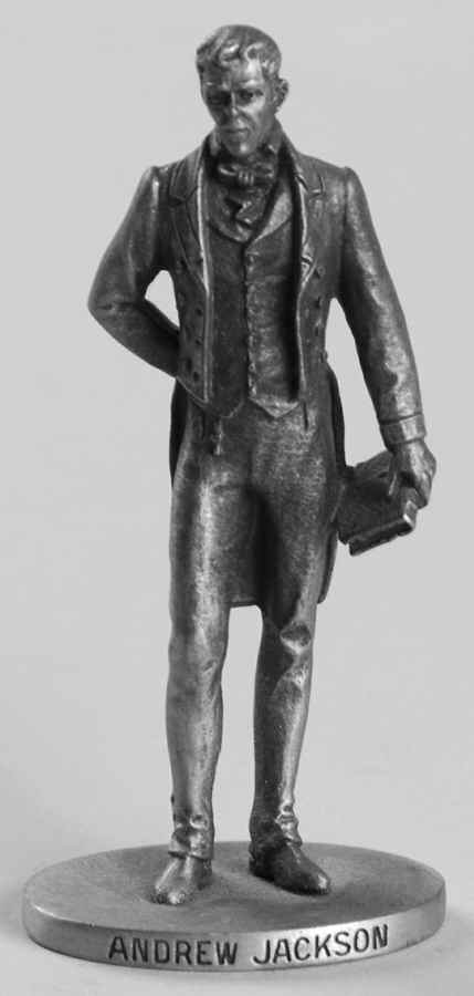 Presidents-Miniature Pewter Andrew Jackson - No Box by Danbury Mint-1