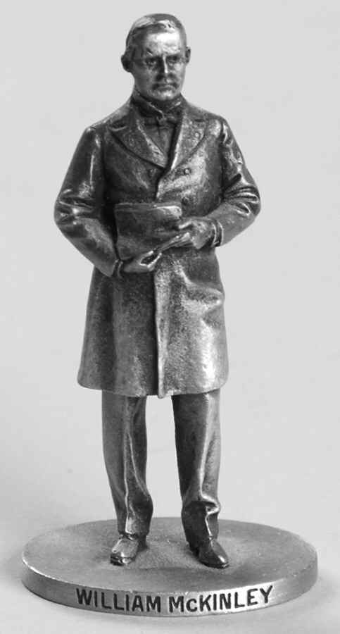 Presidents-Miniature Pewter William McKinley - No Box by Danbury Mint-1