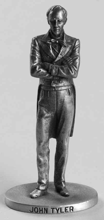 Presidents-Miniature Pewter John Tyler - No Box by Danbury Mint-1
