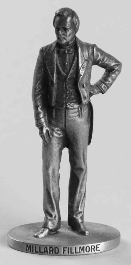 Presidents-Miniature Pewter Millard Fillmore - No Box by Danbury Mint-1