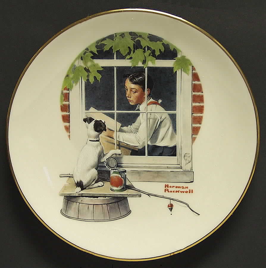 Saturday Evening Post Classics Daydreaming - No Box by Danbury Mint-1