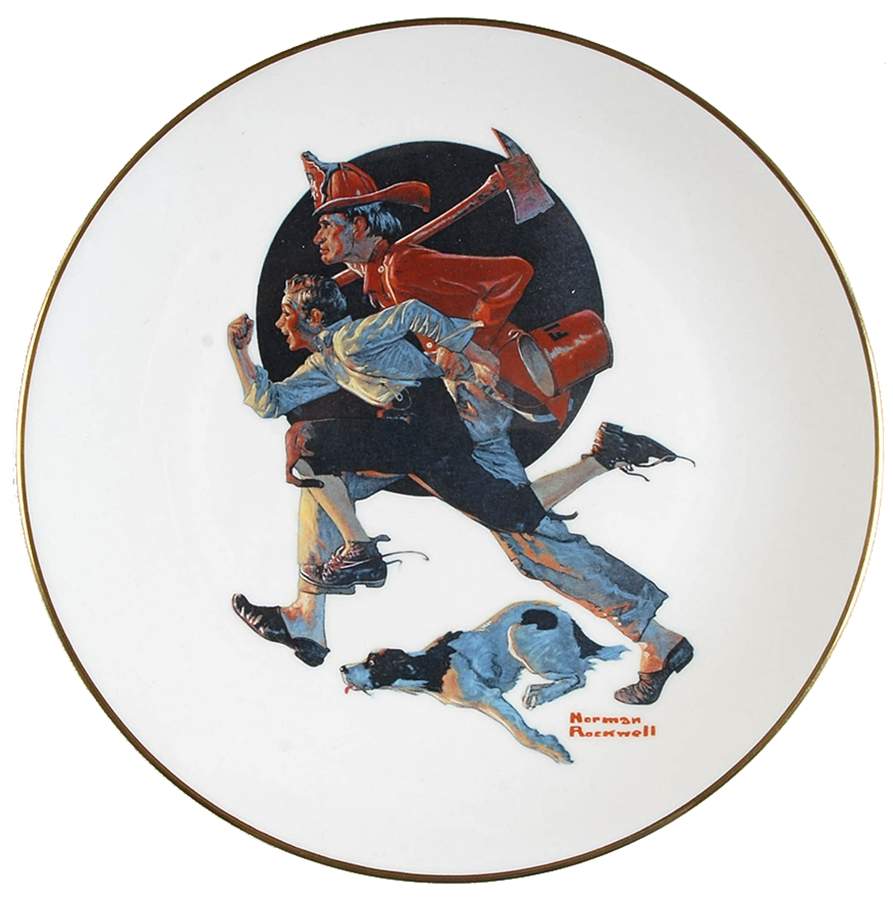 Saturday Evening Post Classics The Alarm - No Box by Danbury Mint-1