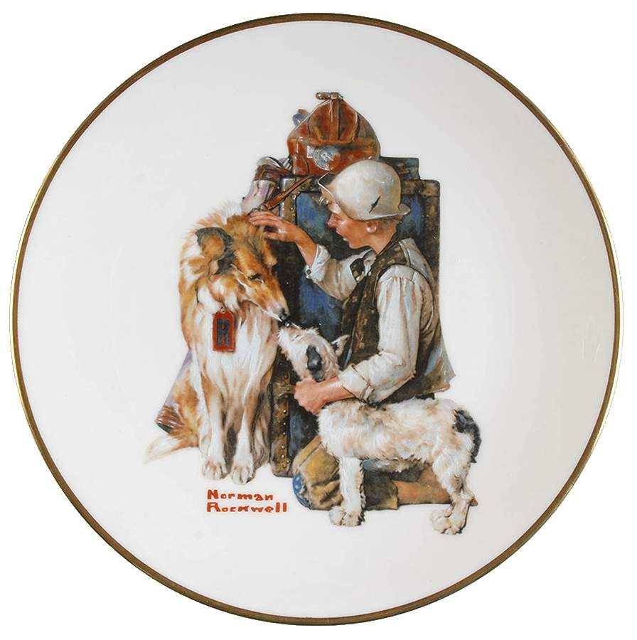 Saturday Evening Post Classics Making Friends - No Box by Danbury Mint-1