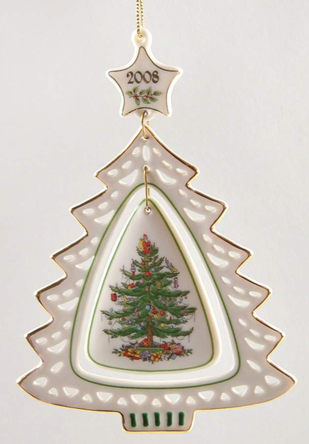 Christmas Tree Annual Ornaments Christmas Tree - No Box Nb2008 by Danbury Mint-1