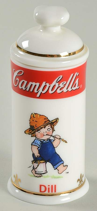 Campbell Soup Kids Spice Jar Dill - Spice Jar Set-Ind Jar-Motif 5 by Danbury Mint-1
