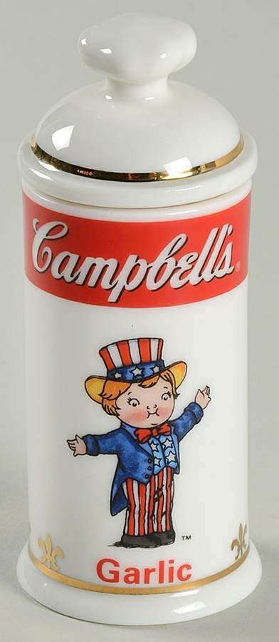 Campbell Soup Kids Spice Jar Garlic - Spice Jar Set-Ind Jar-Motif 4 by Danbury Mint-1