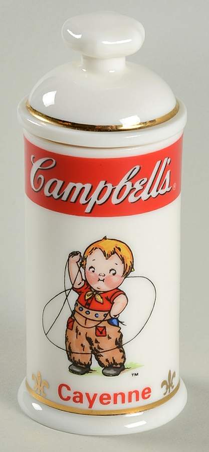 Campbell Soup Kids Spice Jar Cayenne - Spice Jar Set-Ind Jar-Motif 24 by Danbury Mint-1