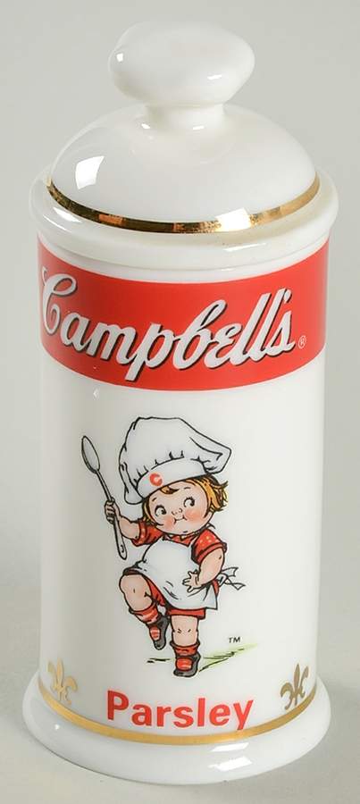 Campbell Soup Kids Spice Jar Parsley - Spice Jar Set-Ind Jar-Motif 21 by Danbury Mint-1