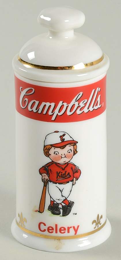 Campbell Soup Kids Spice Jar Celery - Spice Jar Set-Ind Jar-Motif 20 by Danbury Mint-1