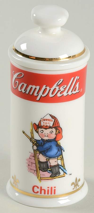 Campbell Soup Kids Spice Jar Chili - Spice Jar Set-Ind Jar-Motif 19 by Danbury Mint-1