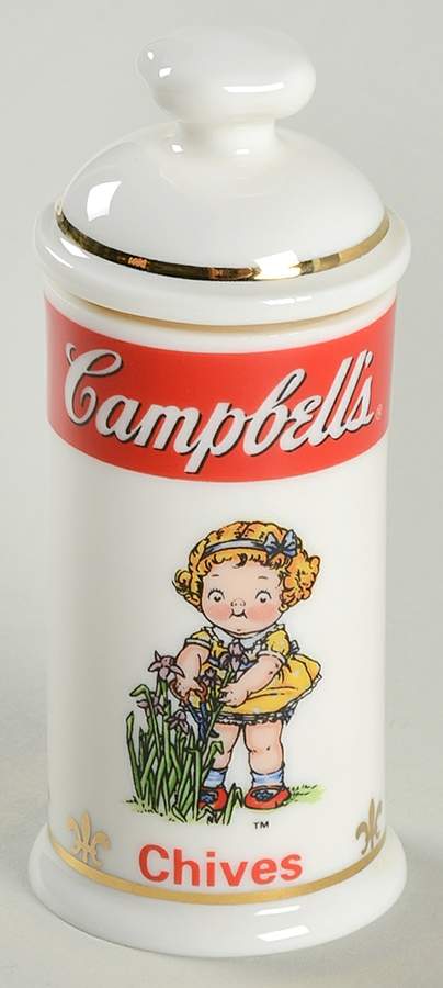 Campbell Soup Kids Spice Jar Chives - Spice Jar Set-Ind Jar-Motif 16 by Danbury Mint-1