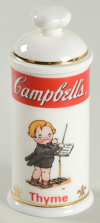 Campbell Soup Kids Spice Jar Thyme - Spice Jar Set-Ind Jar-Motif 14 by Danbury Mint-1