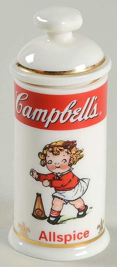 Campbell Soup Kids Spice Jar Allspice - Spice Jar Set-Ind Jar-Motif 12 by Danbury Mint-1