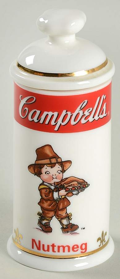 Campbell Soup Kids Spice Jar Nutmeg - Spice Jar Set-Ind Jar-Motif 11 by Danbury Mint-1
