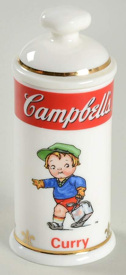 Campbell Soup Kids Spice Jar Curry - Spice Jar Set-Ind Jar-Motif 10 by Danbury Mint-1