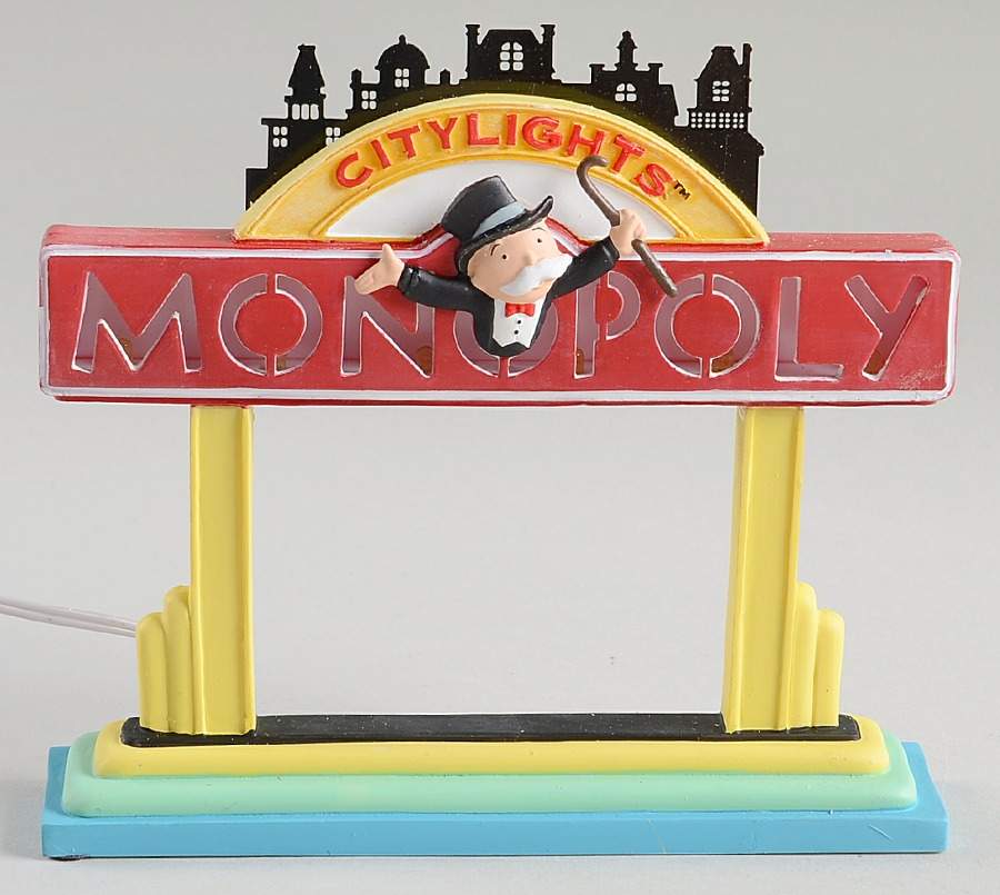 Monopoly Collection Citylights Monopoly Sign - Boxed by Department 56-1