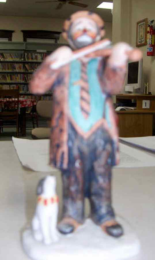 Emmett Kelly Clowns Playing The Violin - No Box by Dave Grossman-1