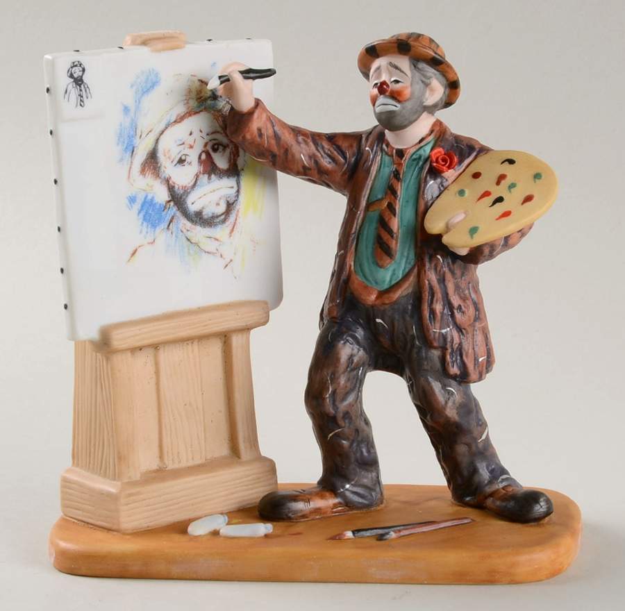 Emmett Kelly Clowns Self Portrait - Boxed by Dave Grossman-1