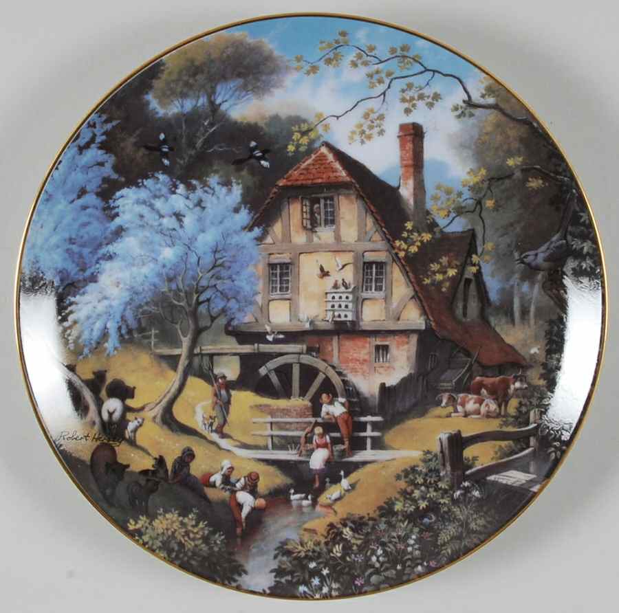 Story of A Country Village The Old Mill - No Box by Danbury Mint-1