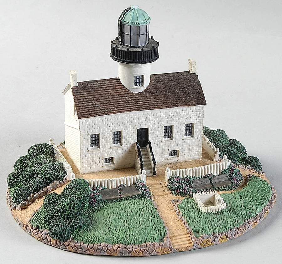 Historic American Lighthouses-Series 1 Old Point Loma Lighthouse - No Box by Danbury Mint-1