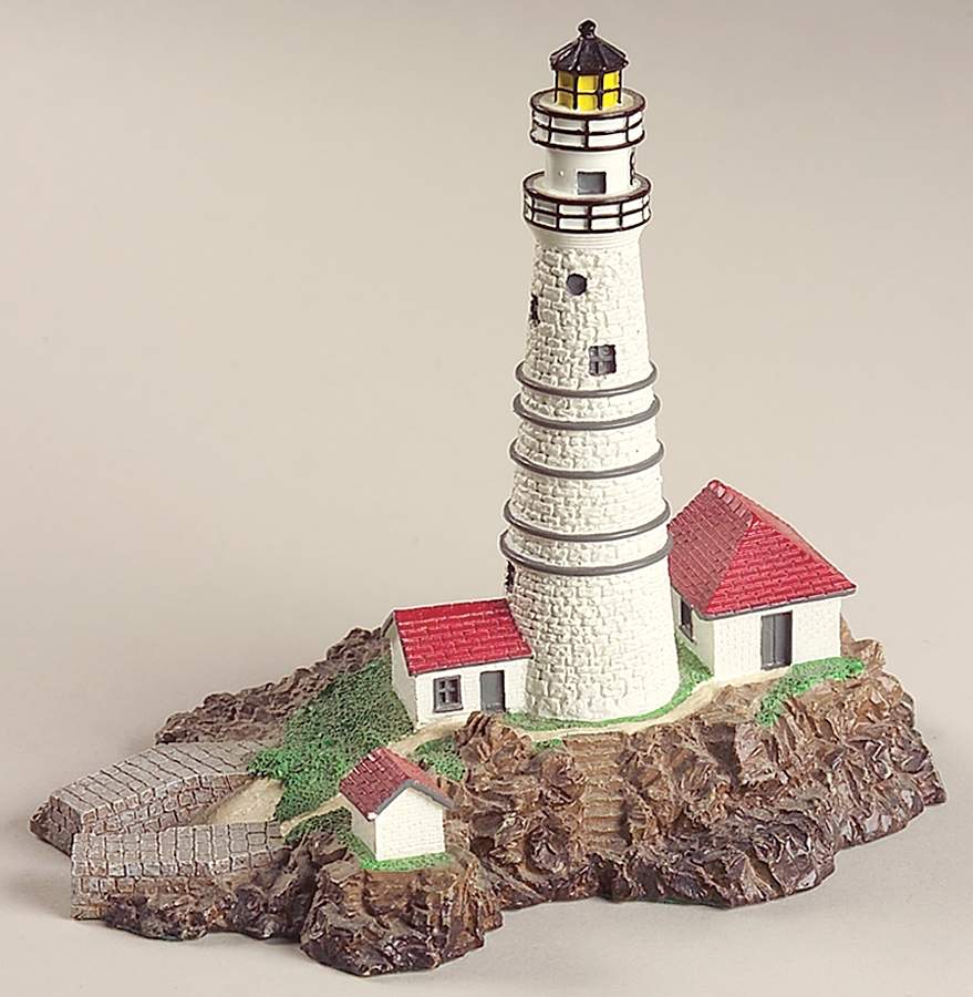 Historic American Lighthouses-Series 1 Boston Lighthouse - Boxed by Danbury Mint-1