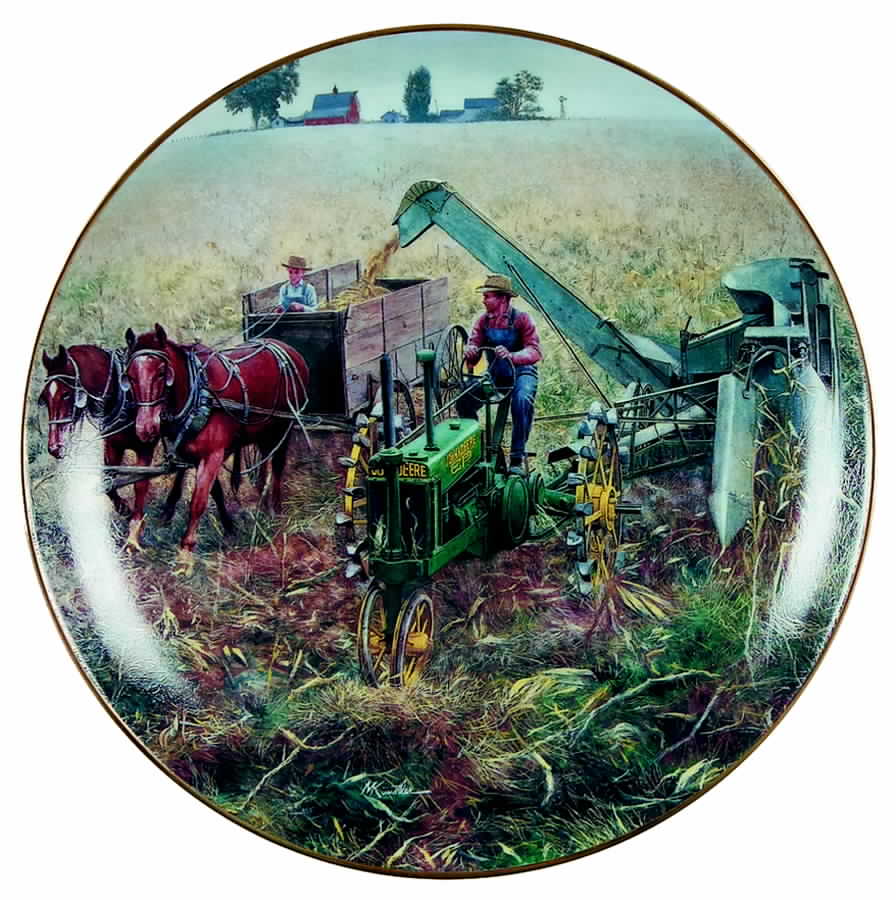 Farmland Memories Golden Harvest - No Box by Danbury Mint-1