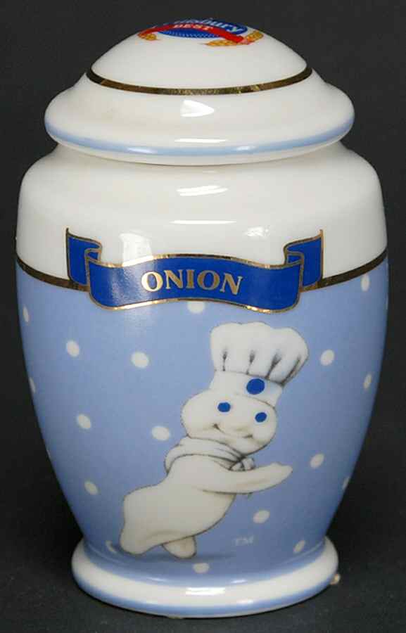 Pillsbury Doughboy-Spice Jar Collection Onion - Spice Jar Set-Ind Jar-Motif 16 by Danbury Mint-1