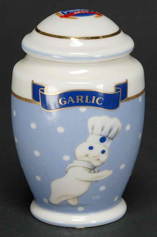 Pillsbury Doughboy-Spice Jar Collection Garlic - Spice Jar Set-Ind Jar-Motif 12 by Danbury Mint-1