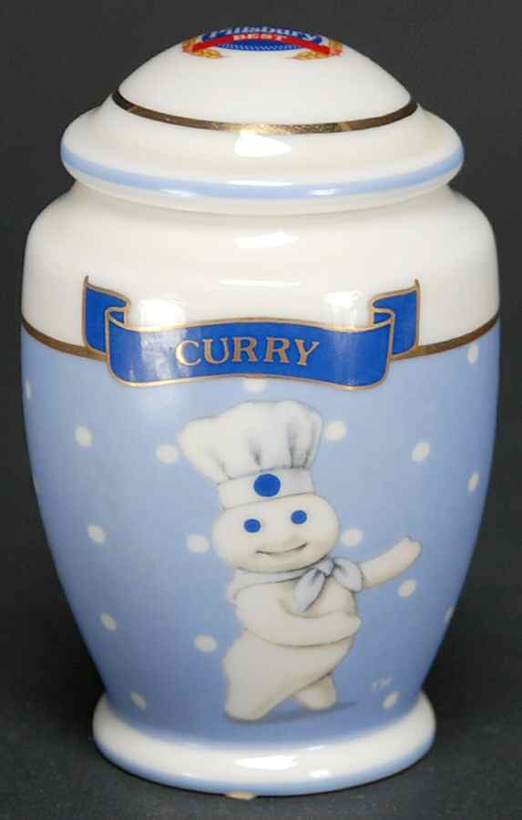 Pillsbury Doughboy-Spice Jar Collection Curry - Spice Jar Set-Ind Jar-Motif 10 by Danbury Mint-1