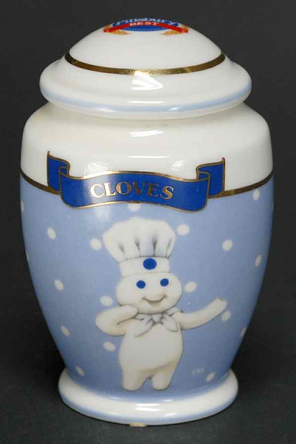 Pillsbury Doughboy-Spice Jar Collection Cloves - Spice Jar Set-Ind Jar-Motif 8 by Danbury Mint-1