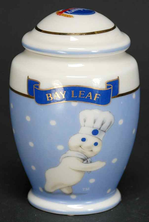 Pillsbury Doughboy-Spice Jar Collection Bay Leaf - Spice Jar Set-Ind Jar-Motif 2 by Danbury Mint-1