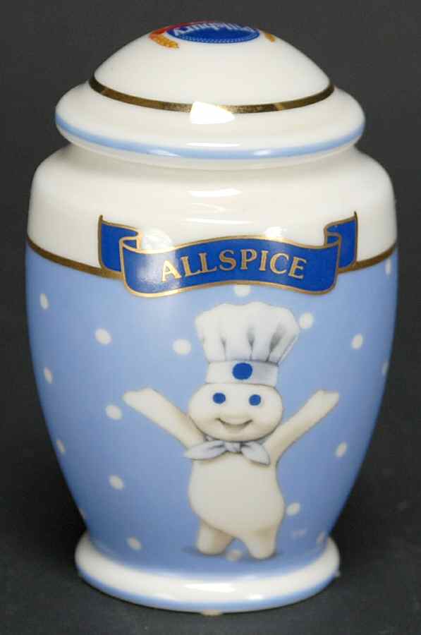 Pillsbury Doughboy-Spice Jar Collection Allspice - Spice Jar Set-Ind Jar-Motif 1 by Danbury Mint-1