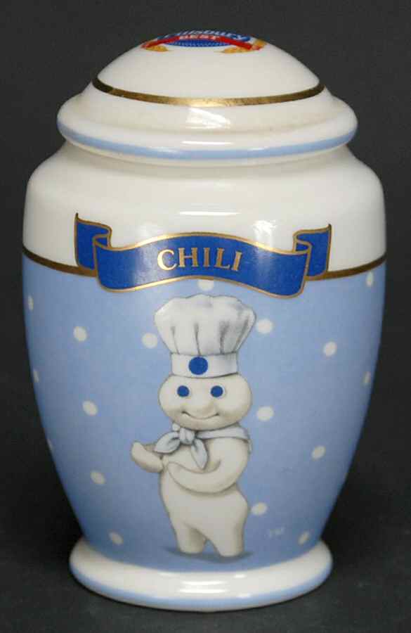 Pillsbury Doughboy-Spice Jar Collection Chili - Spice Jar Set-Ind Jar-Motif 6 by Danbury Mint-1