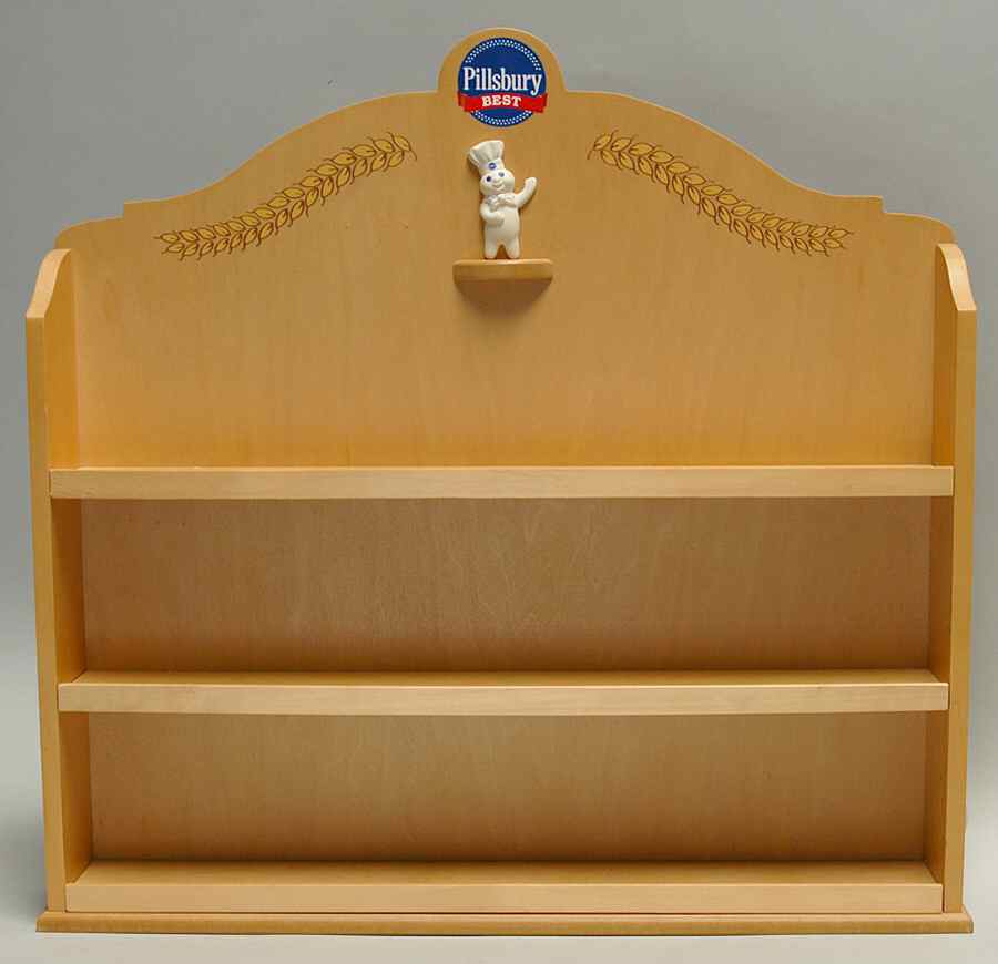 Pillsbury Doughboy-Spice Jar Collection Spice Rack - Spice Rack Wooden by Danbury Mint-1