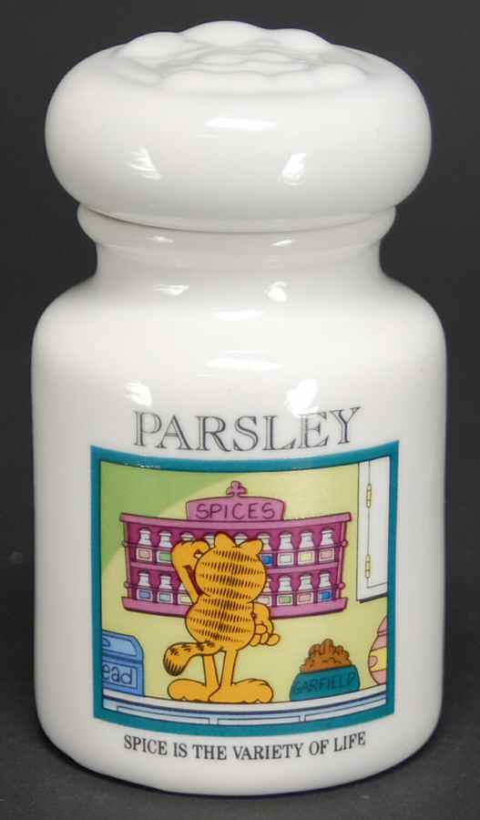 Garfield Spice Jar Collection Parsley - Spice Jar Set-Ind Jar-Motif 17 by Danbury Mint-1