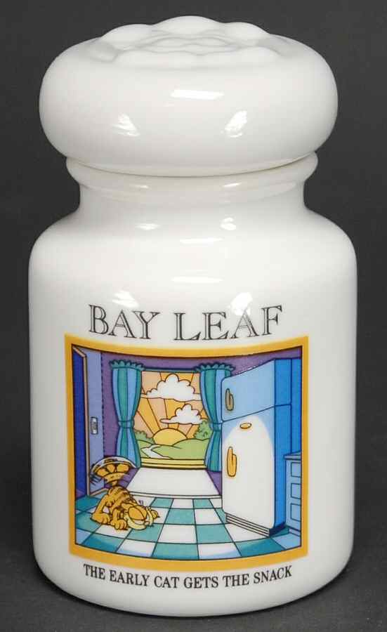 Garfield Spice Jar Collection Bay Leaf - Spice Jar Set-Ind Jar-Motif 12 by Danbury Mint-1