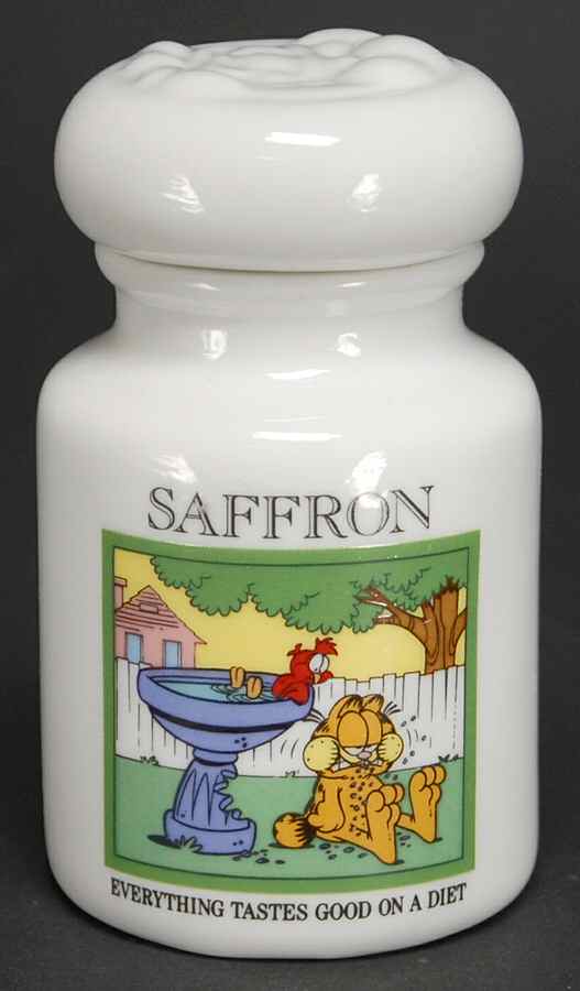 Garfield Spice Jar Collection Saffron - Spice Jar Set-Ind Jar-Motif 20 by Danbury Mint-1