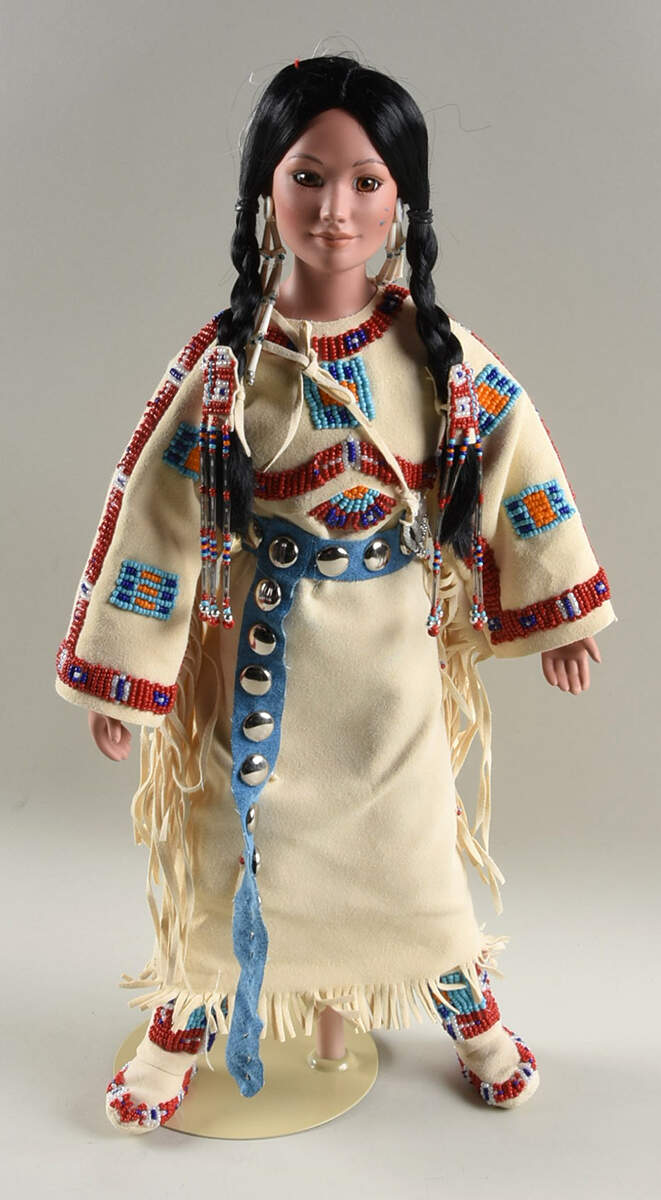 Dolls by Judy Belle Seven Elk - No Box by Danbury Mint-1