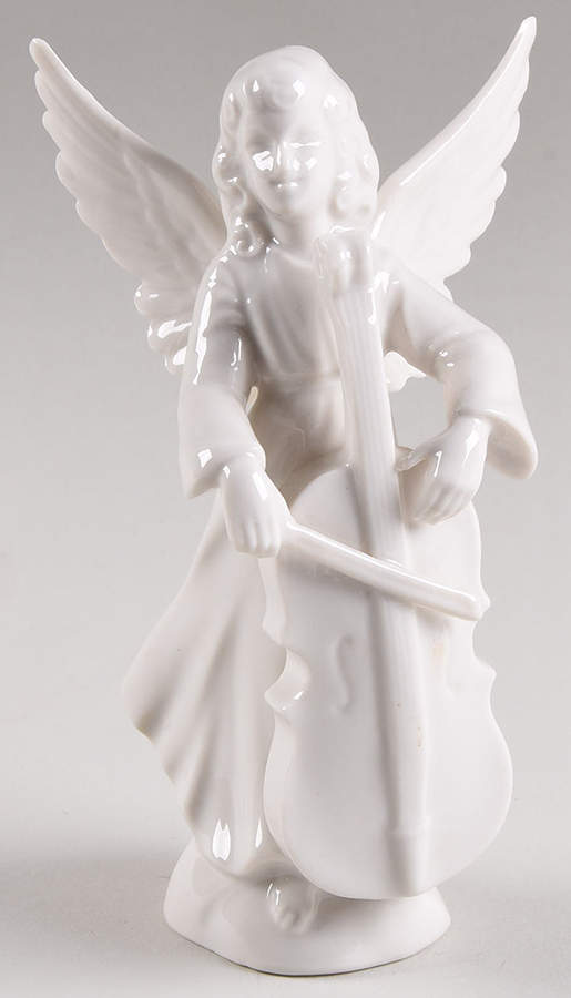 Angel Musicians Angel With Bass - No Box by Dresden (German)-1