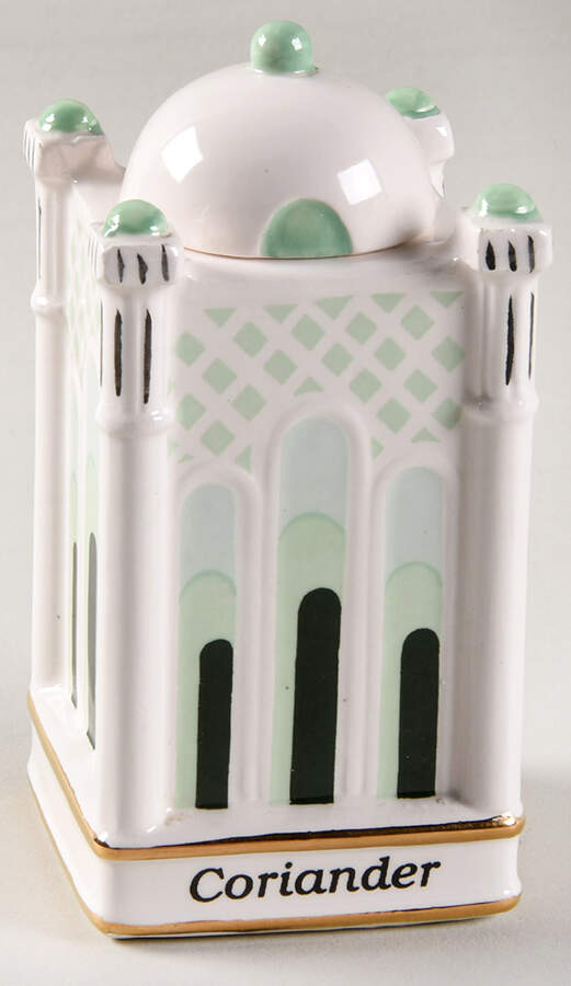 Spices of The World Coriander-Moroccan Mosque - Spice Jar Set-Ind Jar-Motif 8 by Danbury Mint-1