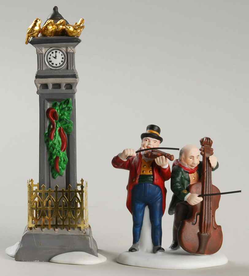 Twelve Days of Dickens Village Four Calling Birds-Set Of 2 - Boxed by Department 56-1