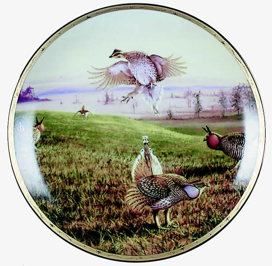 Game Birds of Owen Gromme Ancient Ritual - No Box by Danbury Mint-1